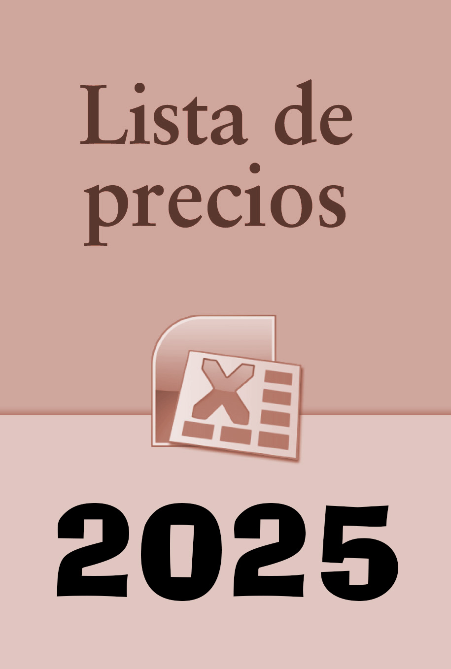 Lista de precios (excel)
