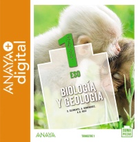 Portada: Biología y Geología 1. ESO. Anaya + Digital. Autor: Clemente Roca, Silvia; Domínguez Culebras, Mª Aurora; Ruiz García, Ana Belén